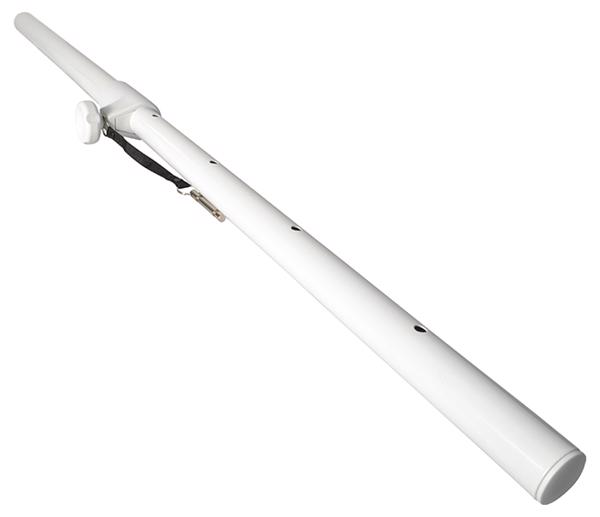 Adjustable Speaker Pole M20 Fixing White 